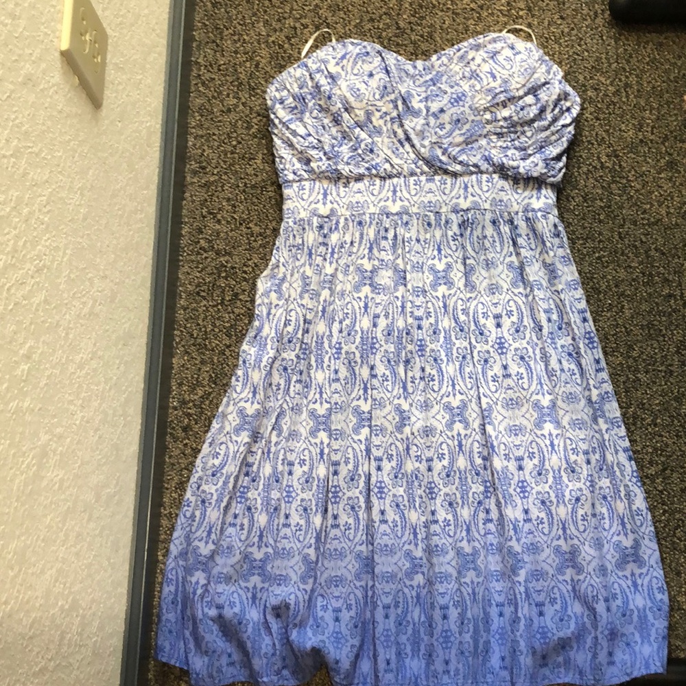 Strapless sweetheart neckline summer dress